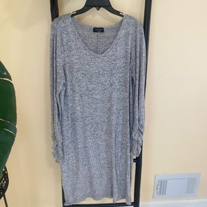 Grey sweater dress, size M